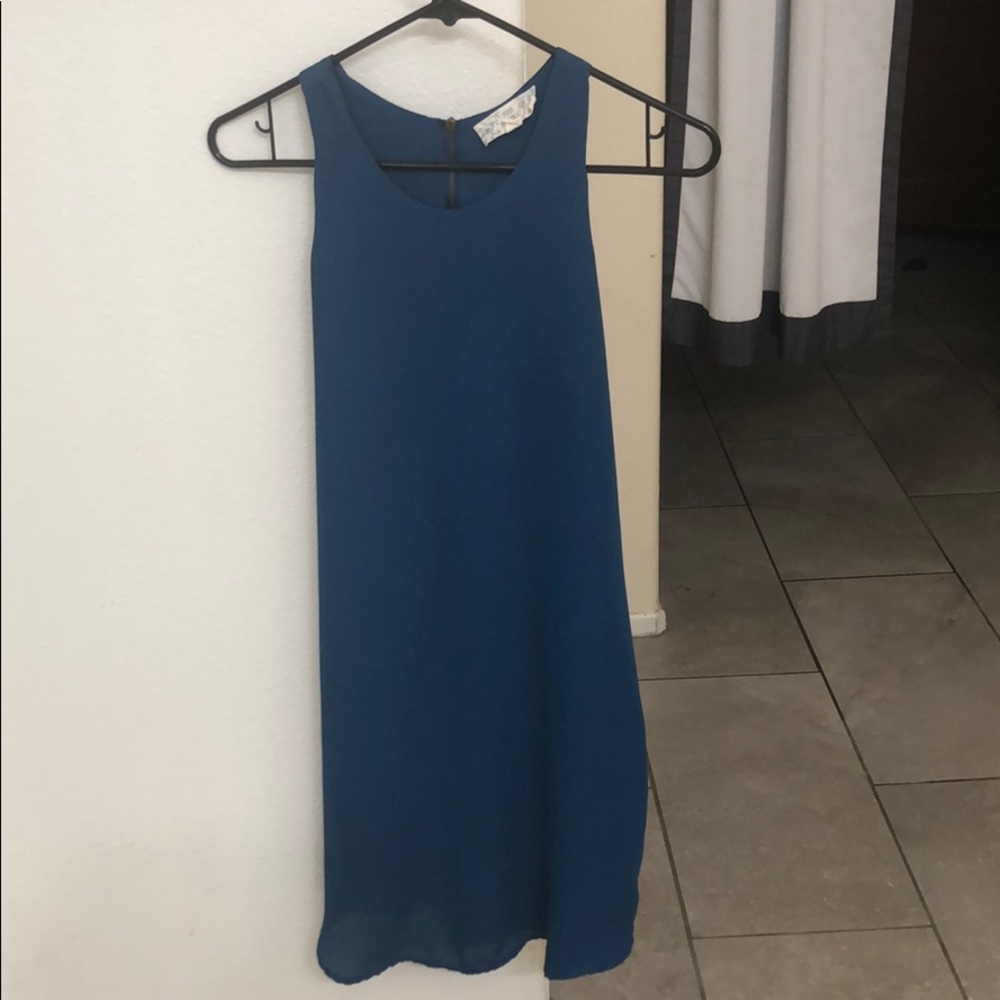Blue dress